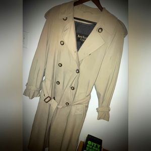 Vintage Anne Klein Khaki Trench Coat